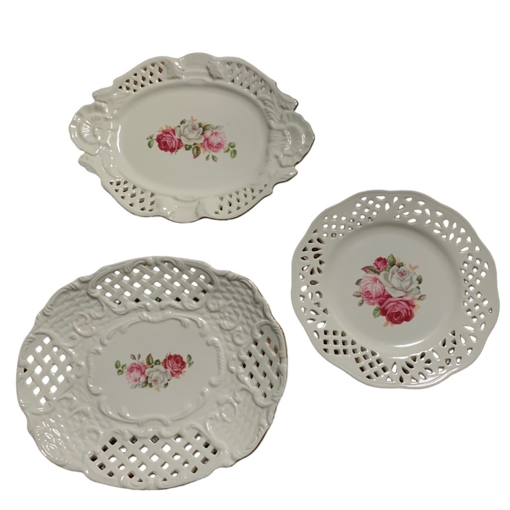 Victorian Rose Formalities wall plates